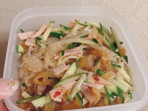 中華くらげでさっぱり中華サラダ